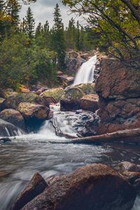 Превью обои река, ручей, камни, вода, пейзаж, природа