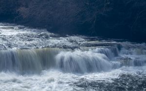 Превью обои река, вода, поток, волны