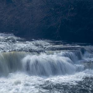 Превью обои река, вода, поток, волны