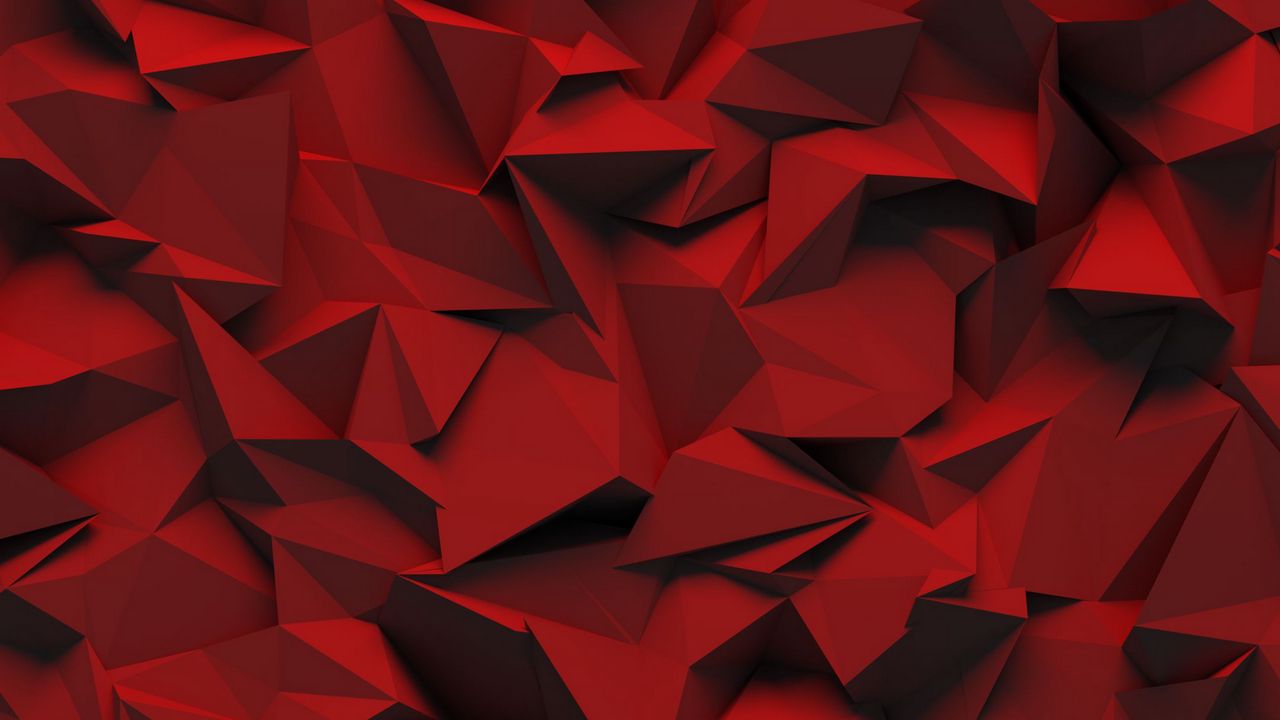 Обои рельеф, красный, текстура, треугольник