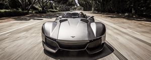 Превью обои rezvani motors, beast, суперкар, вид спереди