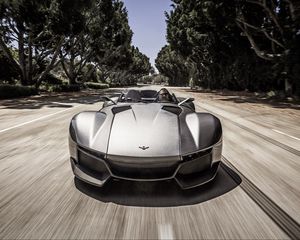 Превью обои rezvani motors, beast, суперкар, вид спереди