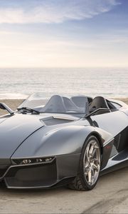 Превью обои rezvani motors, beast, суперкар, вид сбоку