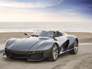 Превью обои rezvani motors, beast, суперкар, вид сбоку