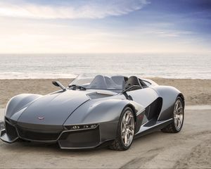 Превью обои rezvani motors, beast, суперкар, вид сбоку