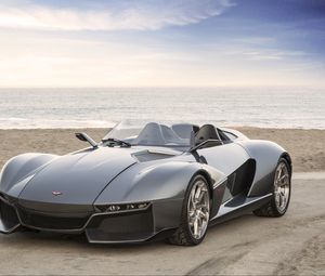 Превью обои rezvani motors, beast, суперкар, вид сбоку