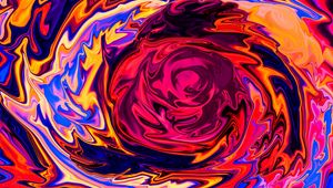 Превью обои рябь, разводы, разноцветный, волнистый