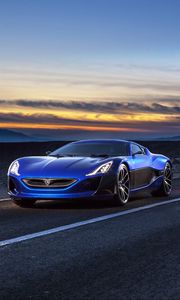 Превью обои rimac, электрокар, концепт