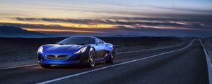 Превью обои rimac, электрокар, концепт