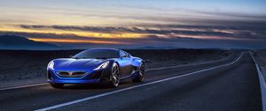 Превью обои rimac, электрокар, концепт