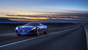 Превью обои rimac, электрокар, концепт