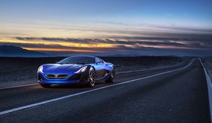 Превью обои rimac, электрокар, концепт