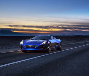 Превью обои rimac, электрокар, концепт