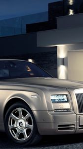 Превью обои rolls royce, phantom, drophead, вид сбоку, авто, стиль