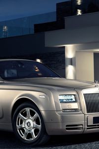 Превью обои rolls royce, phantom, drophead, вид сбоку, авто, стиль