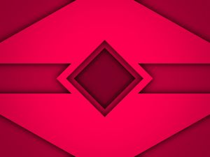 Превью обои ромб, розовый, абстракция