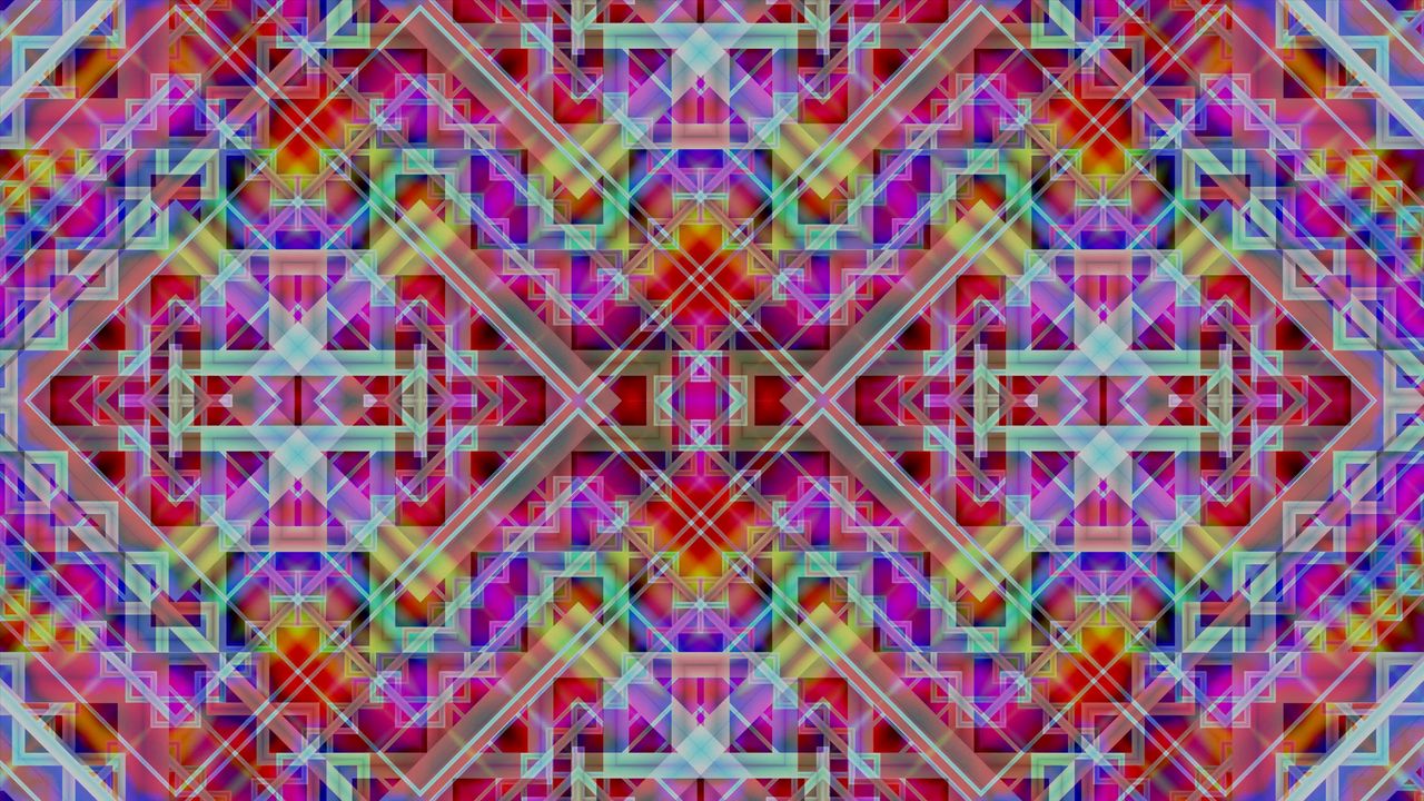 Обои ромбы, фигуры, полоски, пересечение, разноцветный, абстракция