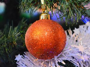 Превью обои рождественский шар, украшение, декорация, новый год