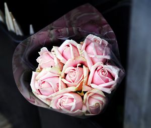 Превью обои розы, букет, розовый