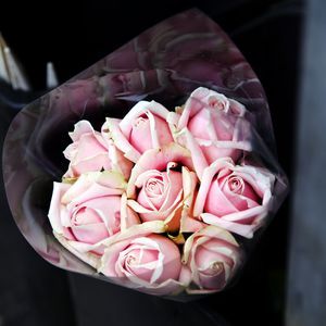 Превью обои розы, букет, розовый
