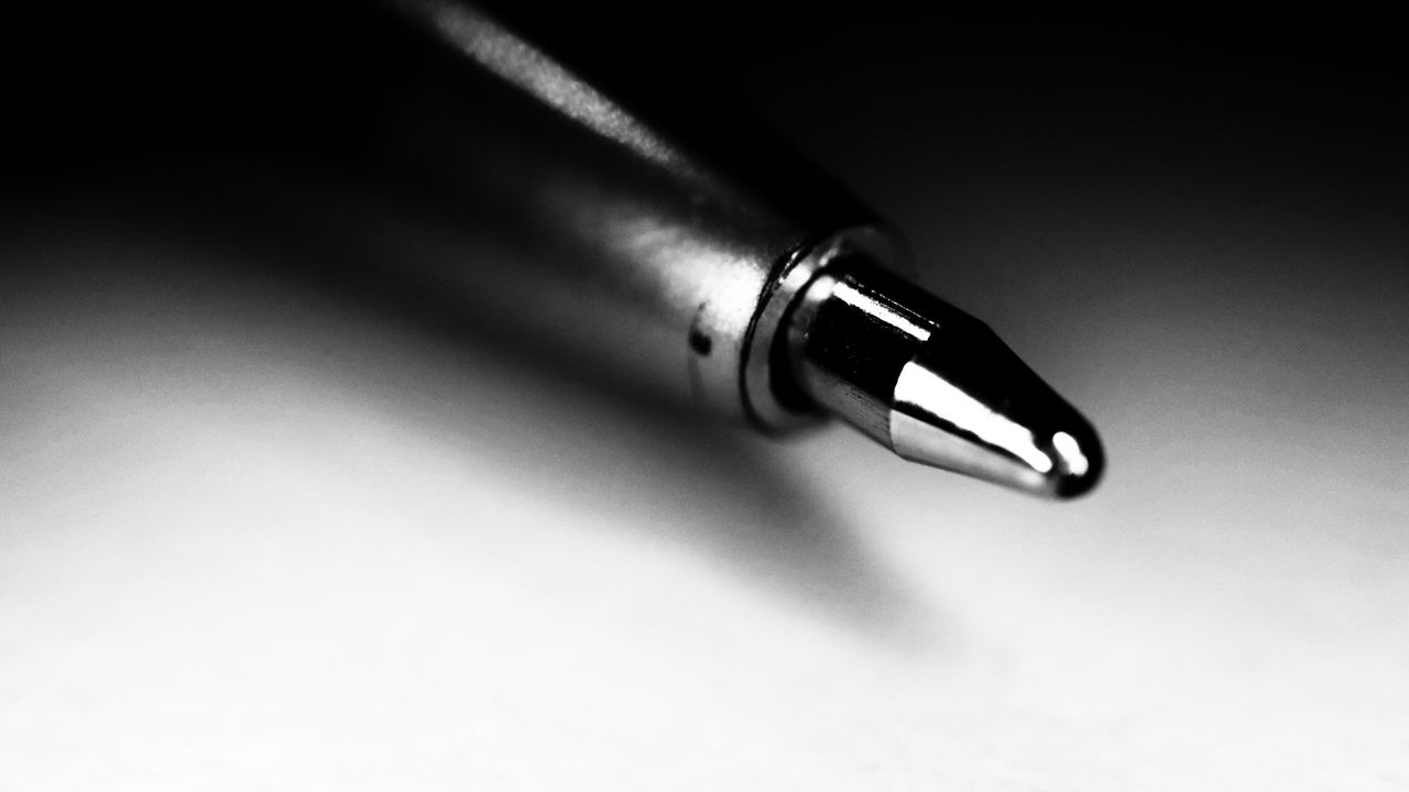 Обои ручка, стержень, макро, черно-белый