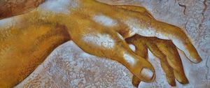 Превью обои рука, арт, пальцы
