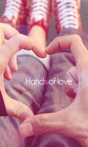 Превью обои руки, пальцы, сердце, пара, любовь