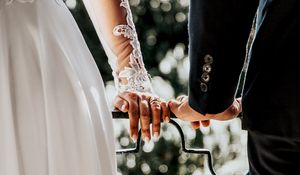 Превью обои руки, свадьба, любовь, жених, невеста