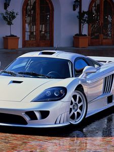 Превью обои saleen, s7, вид спереди, белый