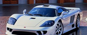 Превью обои saleen, s7, вид спереди, белый