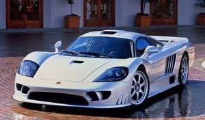 Превью обои saleen, s7, вид спереди, белый