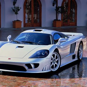 Превью обои saleen, s7, вид спереди, белый