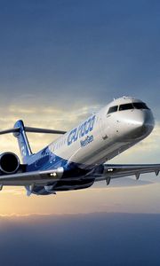 Превью обои самолет, bombardier, crj 700, series