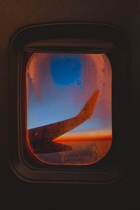 Превью обои самолет, иллюминатор, окно, стекло