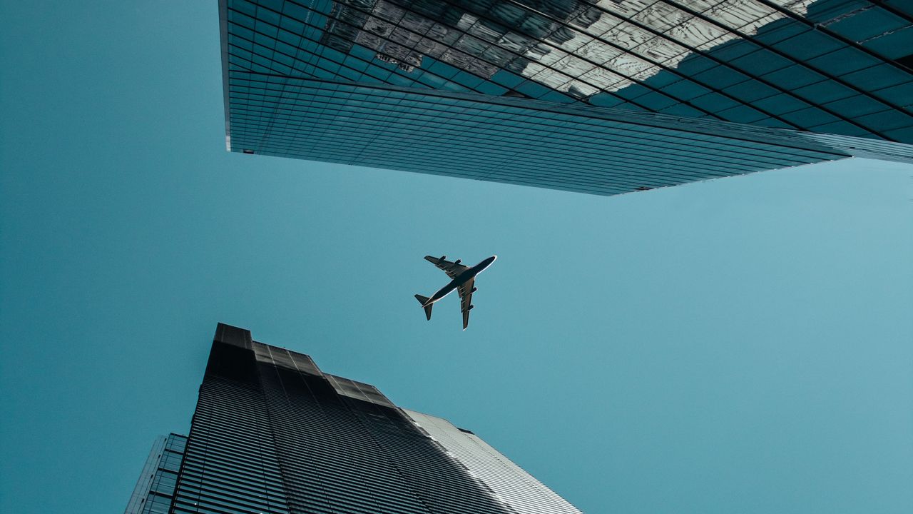 Самолет вид снизу для фотошопа