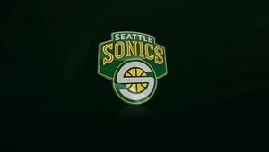 Превью обои seattle supersonics, nba, логотип