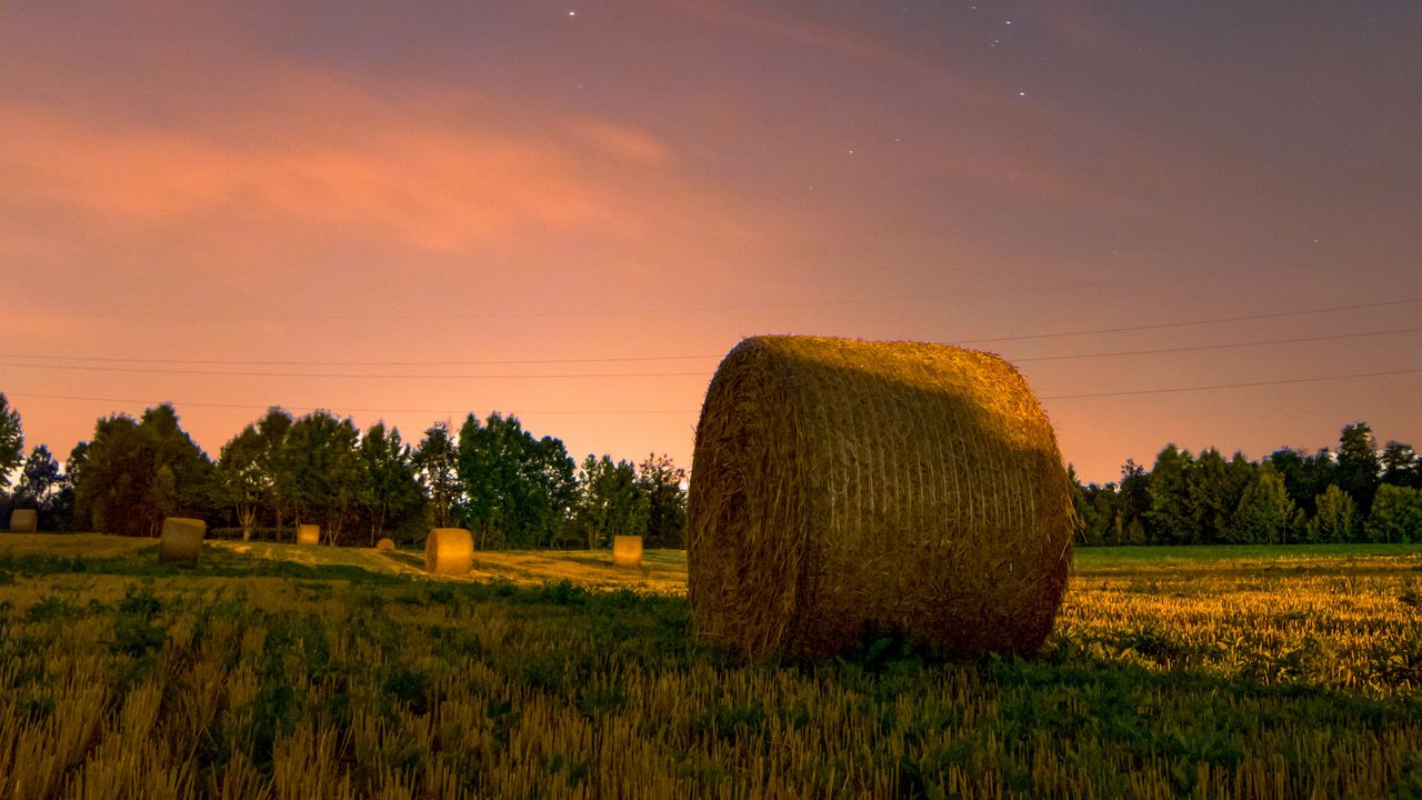 Фото на фоне стога сена