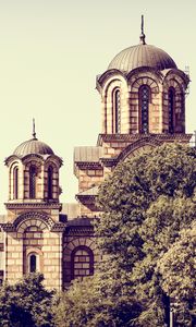 Превью обои сербия, церковь, архитектура