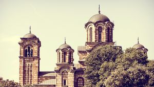 Превью обои сербия, церковь, архитектура