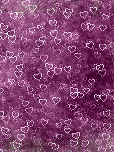 Превью обои сердца, сердце, любовь, узоры, текстура