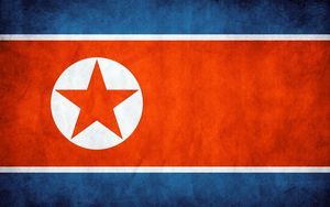 Превью обои северная корея, фон, текстура, флаг