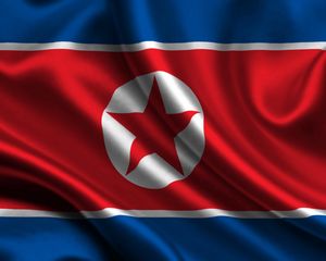 Превью обои северная корея, интернет, отключение, флаг, символика