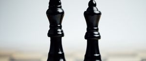 Превью обои шахматы, фигуры, игра, король, королева