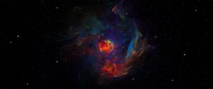 Превью обои шар, космос, разноцветный