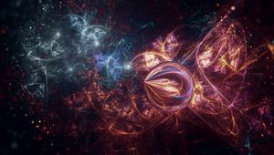 Превью обои шар, линии, свечение, абстракция