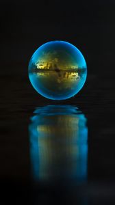 Превью обои шар, пузырь, отражение