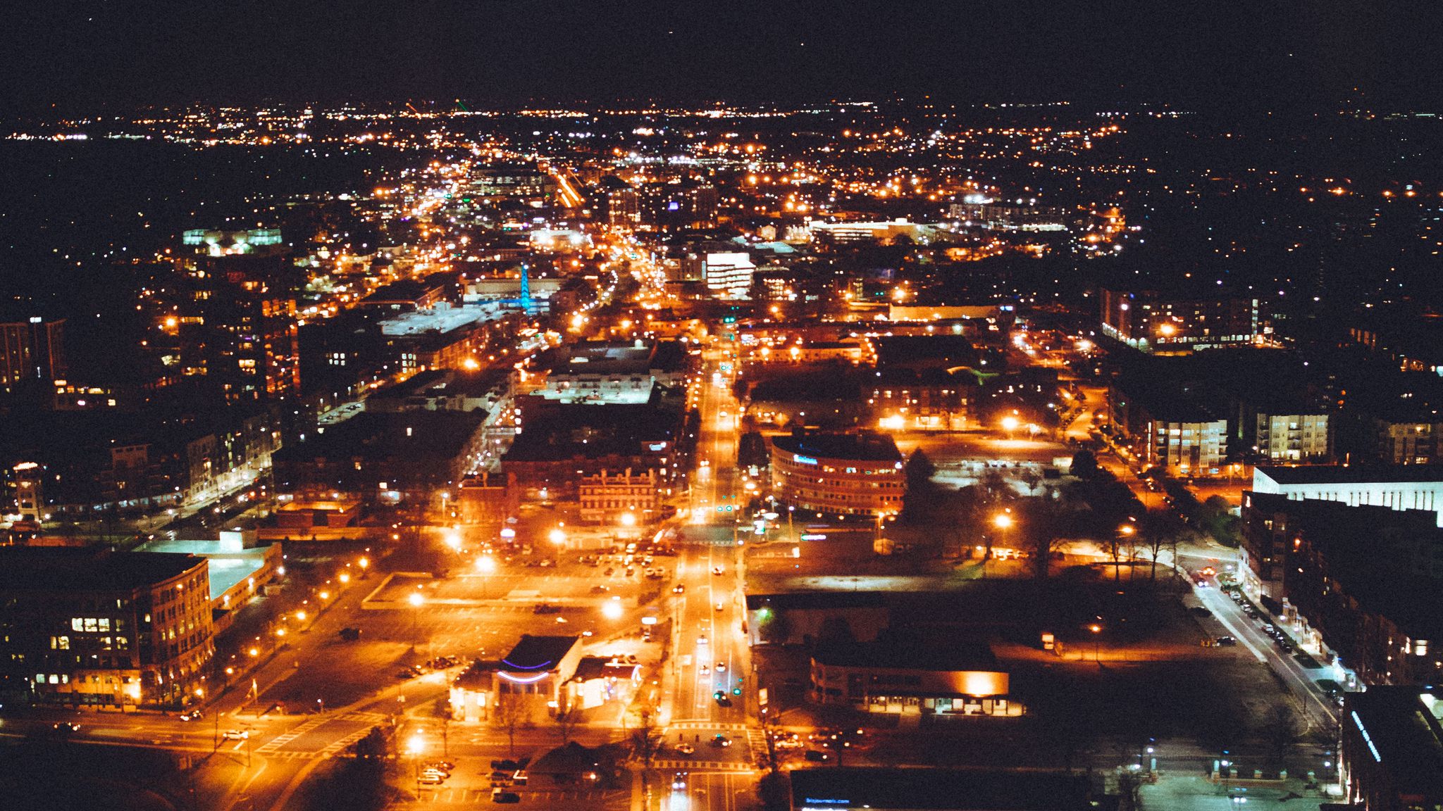 Душанбе ночной город
