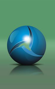 Превью обои шары, формы, сферы, отражение