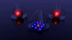 Превью обои шары, стекло, форма, поверхность