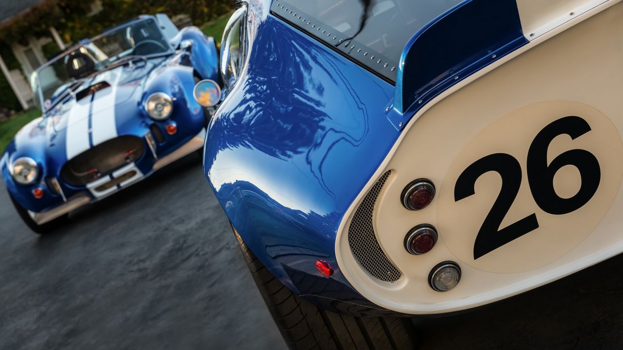 Обои shelby cobra, daytona coupe, 1965, 1967, классика, гоночные автомобили